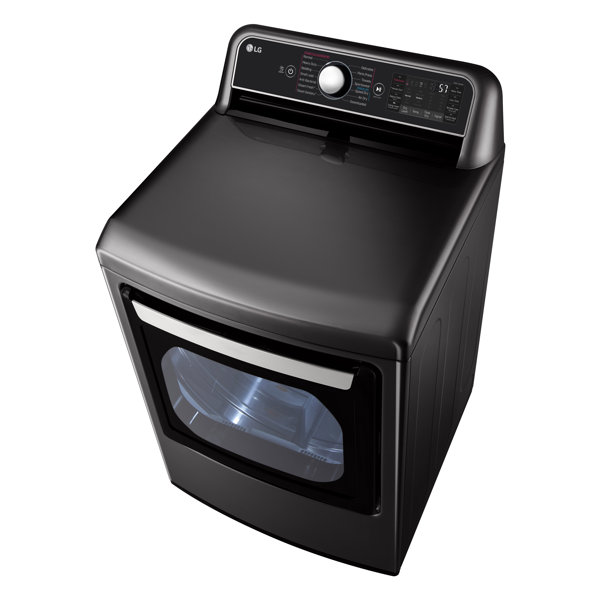 LG 7.3 Cubic Feet Gas Dryer with Steam Dry and Sensor Dry Wayfair